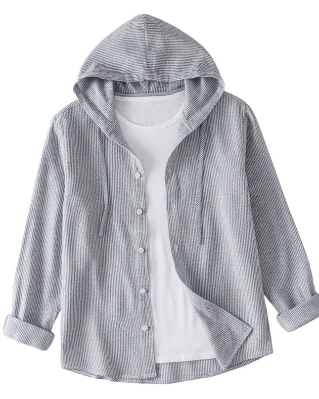 Linen Blouse with Loose Fit