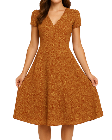 Women’s Maxi Dress with V-Neck