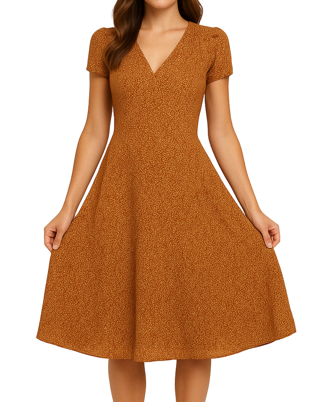 Women’s Maxi Dress with V-Neck