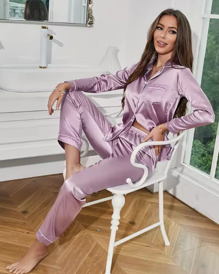 Women’s Satin Pajama Set