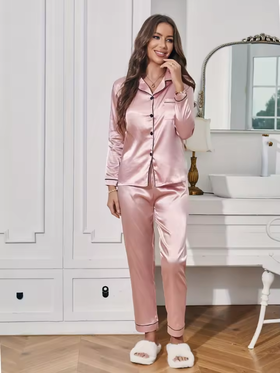 Women’s Satin Pajama Set