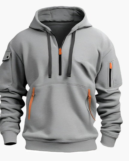 Men´s Hoodie with Zippered Pockets